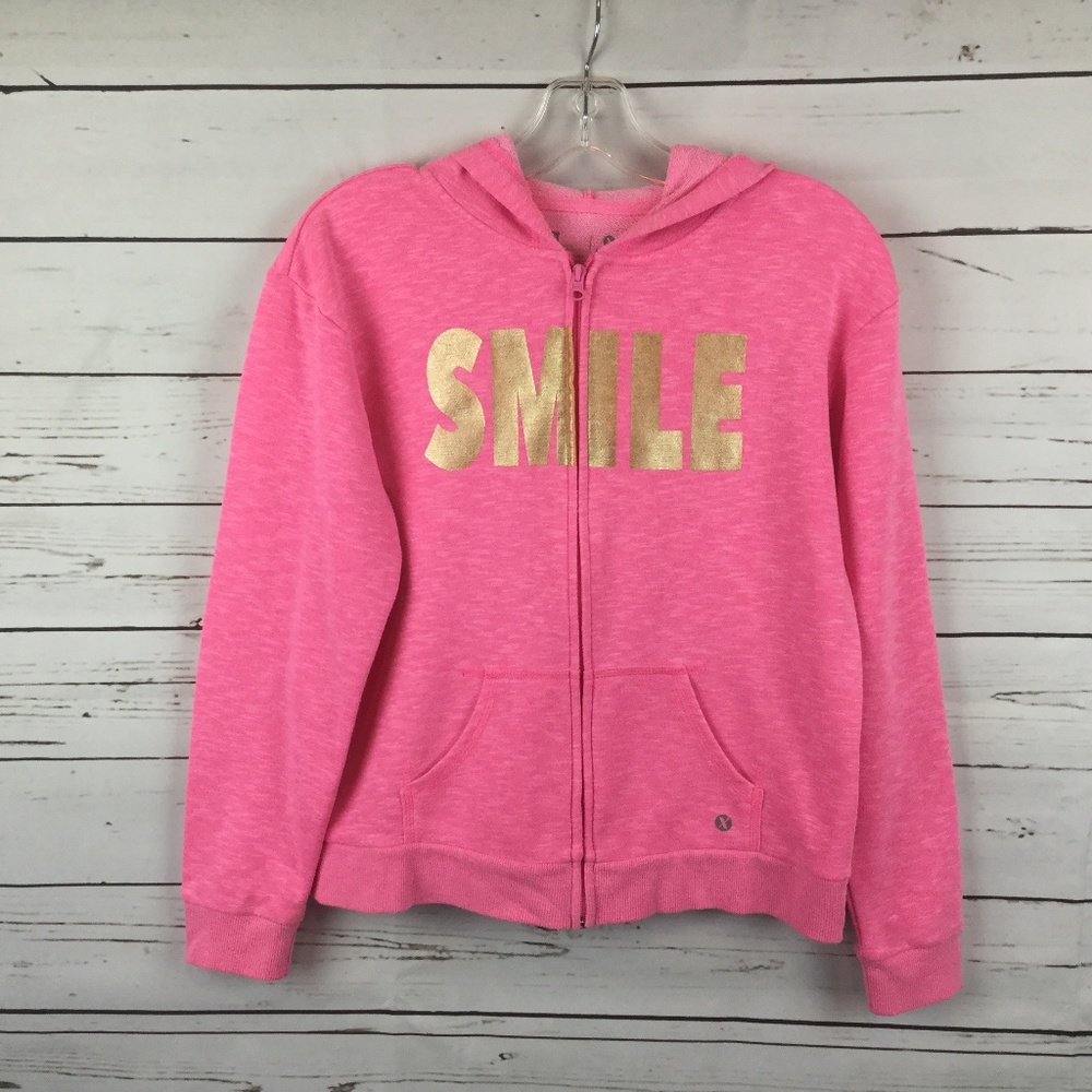 SALE Xersion Hot Pink Zip Up Hoodie, Size 16